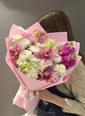 Пудровый сад от интернет-магазина цветов в 